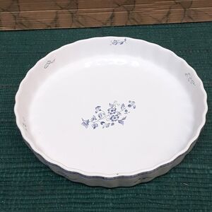 Fyrklovern Pie Plate Firkloveren Apilanlehti Classic Quiche Tart Pan Blue White